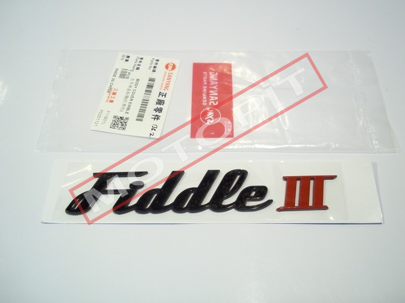 Yazı / Logo FİDDLE 3 ( Arka Panel İçin ) / Yeni Tip 