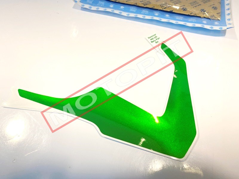 Kapak Grafik Çıkartma Sağ Alt / Yeşil Motor İçin 