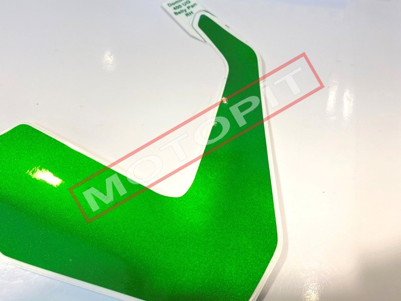 Kapak Grafik Çıkartma Sağ Alt / Yeşil Motor İçin 